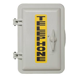 Allen Tel GB80H Enclosure, Non-Metallic, Weather Resistant, TELEPHONE ...