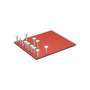 Allen Tel GB184B1 Red Telecom Backboard with 12 Posts – Allen Tel Products